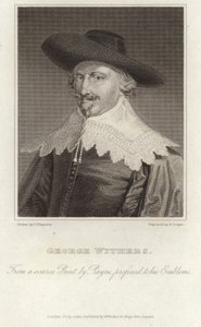 Porträtt av George Wither av English School