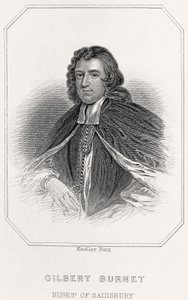 Porträtt av Gilbert Burnet, biskop av Salisbury av English School