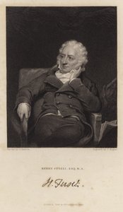 Porträtt av Henry Fuseli av English School