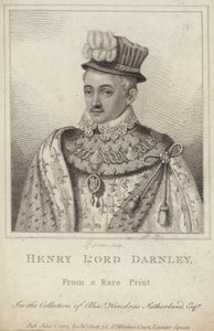 Porträtt av Henry, Lord Darnley av English School