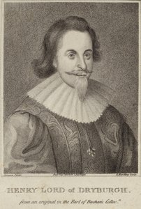 Porträtt av Henry Lord of Dryburgh av English School