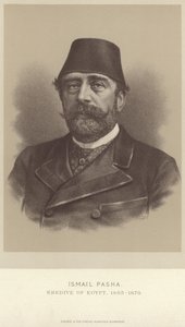 Porträtt av Ismail Pasha av English School