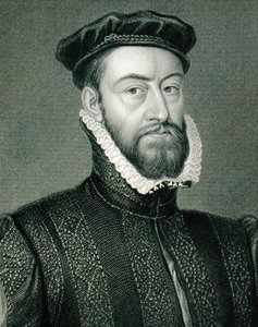Porträtt av James Stuart (1533-1570) från "Lodge
