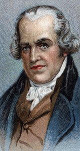 Porträtt av James Watt (1736-1819), skotsk ingenjör - Från serien "" Leaders of Men"" - Kromolitografi - Engelska skolan, 1900-talet - av English School