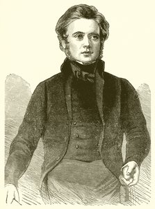 Porträtt av John Bright 1843 av English School