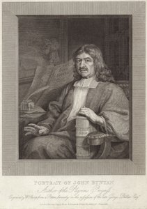 Porträtt av John Bunyan av English School