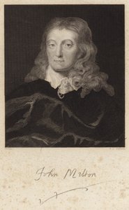 Porträtt av John Milton av English School