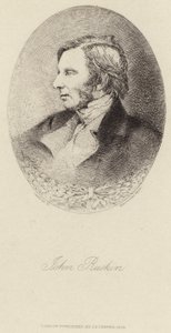 Porträtt av John Ruskin av English School