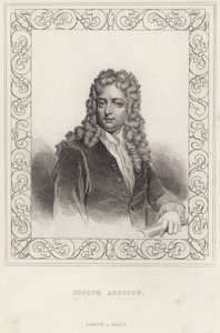 Porträtt av Joseph Addison av English School
