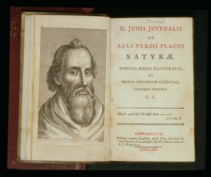 Porträtt av Juvenal från 