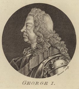 Porträtt av kung George I av Storbritannien och Irland av English School