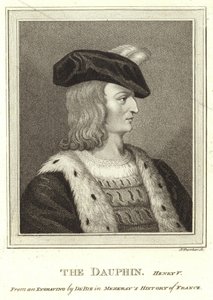 Porträtt av kung Henrik V av Frankrike av English School