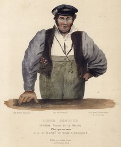 Porträtt av Louis Cordier av English School