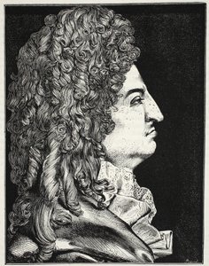 Porträtt av Ludvig XIV av English School