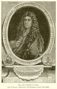 Porträtt av Lully av English School