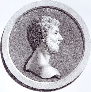 Porträtt av Marcus Aurelius, från 