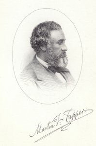 Porträtt av Martin Farquhar Tupper av English School
