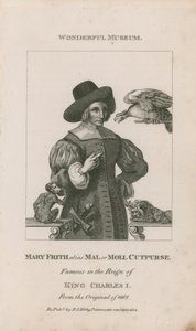 Porträtt av Mary Frith av English School
