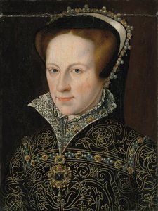 Porträtt av Maria I av English School