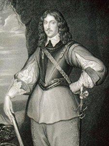 Porträtt av Montagu Bertie (1608-66) 2nd Earl of Lindsey, från "Lodge