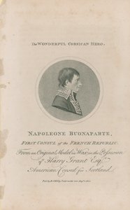 Porträtt av Napoleon Bonaparte av English School