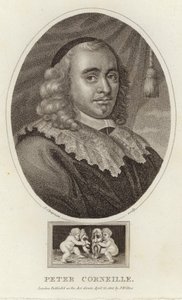 Porträtt av Pierre Corneille av English School
