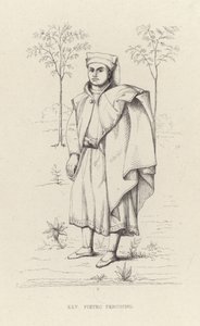 Porträtt av Pietro Perugino av English School