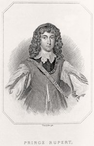 Porträtt av Prins Rupert, 1835 av English School