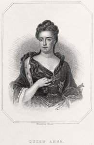 Porträtt av drottning Anne, 1835 av English School
