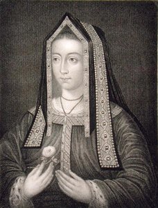 Porträtt av drottning Elizabeth av York (1466-1502), från "Lodge