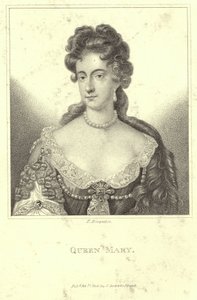 Porträtt av drottning Mary I av England och Irland av English School