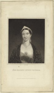 Porträtt av drottning Victoria av English School
