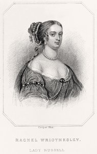 Porträtt av Rachel Wriothesley, Lady Russell, 1835 av English School
