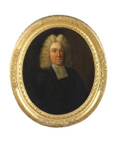 Porträtt av pastor Joseph Cookson, tidigt 1700-tal (olja på duk) av English School