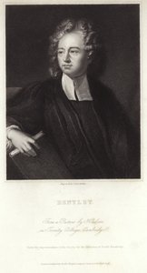 Porträtt av Richard Bentley av English School
