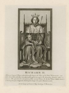 Porträtt av Richard II av English School
