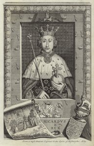Porträtt av Richard II av England av English School