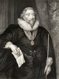 Porträtt av Richard Weston, från Lodges British Portraits, 1823 av English School