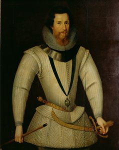 Porträtt av Robert Devereux, Earl of Essex (1566-1601)