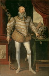 Porträtt av Robert Dudley, Earl of Leicester (ca 1532-88), 1585