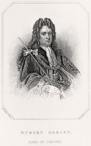 Porträtt av Robert Harley, Earl of Oxford av English School