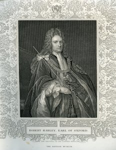 Porträtt av Robert Harley, förste earl av Oxford (1671-1724) av English School