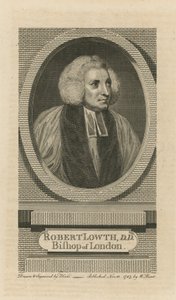 Porträtt av Robert Lowth av English School