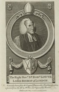 Porträtt av Robert Lowth av English School