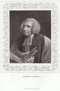 Porträtt av Robert Lowth, biskop av London av English School