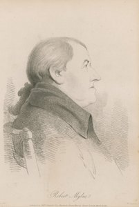 Porträtt av Robert Mylne av English School