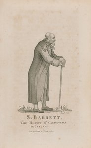 Porträtt av S Barrett av English School