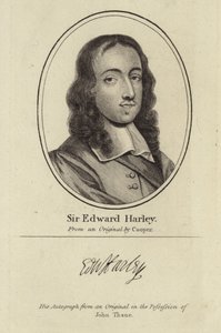 Porträtt av Sir Edward Harley av English School