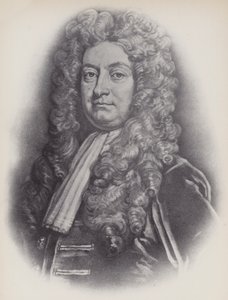 Porträtt av Sir Hans Sloane, efter målningen av Kneller (litho) av English School