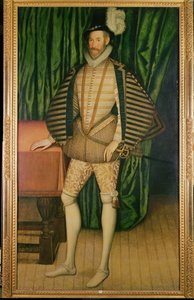 Porträtt av Sir Jerome Bowes (d.1616), ambassadör till tsaren av Ryssland, 1583